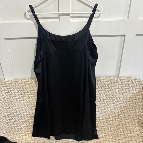 Eileen Fisher Women’s Black 100% Silk Cami Slip Dress - Picture 5 of 8